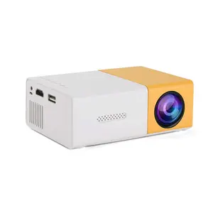 Projection Factory Cross-border Hot Mini-portable Projector Yg300 Small Yellow Machine HD Home Recommend Projector