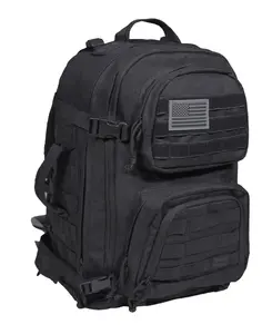 Fox Luggage  17 in. Military Tactical Laptop Backpack, Black