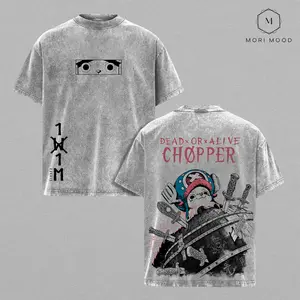 Chopper Elbaf Arc Anime T Shirt | One Piecee Elbaf Arc | Chopper Pirate Doctor Anime Graphic Tee | Japanese Manga Streetwear T-Shirt | Vintage Washed Oversized Anime Clothing | Straw Hat Crew Fan Gift | Anime Lover Streetwear Apparel