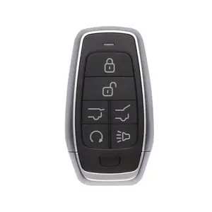 Autel MaxiIM IKEY IKEYAT6PRHG 6-Button Universal Smart Key Fob Shell - Car Key Accessory with Hatch Access, Hatch Glass Control, Remote Start Function
