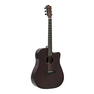 Tagima KANSAS GRAN RESERVA EQ DKMOP Dreadnought Cutaway Acoustic-Electric – Sapele, Piezo Pickup, Satin Finish