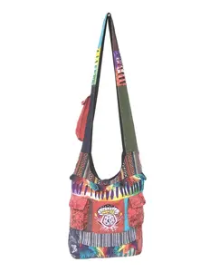 Caravan Closet Hobo Crossbody Bags for Women, Boho Purse, Boho Bag | Hippie Bag, Indie Tote Bag, Cloth Purse for Women Handcrafted Bag Handmade Bag Casual Shoulder Bag