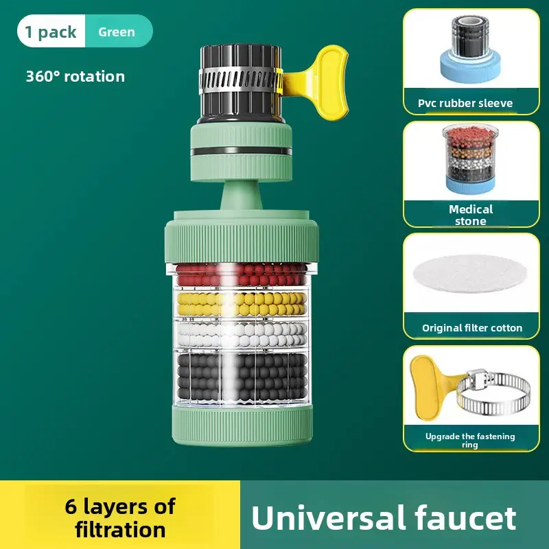 With rotating green color