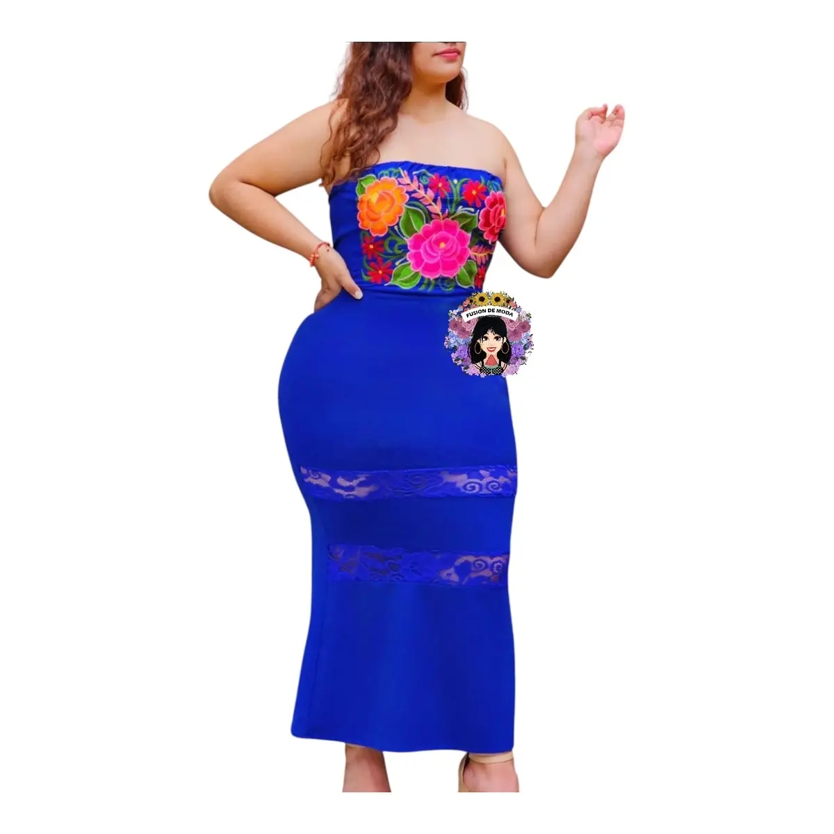 Vestido de fiesta straple