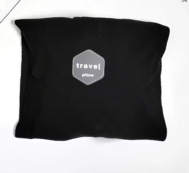 Orthopedic Travel Neck Pillow, Breathable & Comfortable Orthopedic Neck Support Pillow for Airplane, Car, Office - Ergonomic Design with Portable Storage Bag