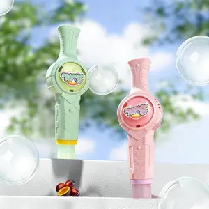 Rechargeable Smoke Bubble Machine with Lights and Music - Summer Party Essential