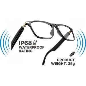 High-End AI Language  Real-Time  Translation | Open-Ear HD Audio, Bluetooth Calls & Music | Stylish Photochromic Lenses | Hands-Free, Lightweight & Ultra-Comfortable for Daily Wear, Trips & Commuting | Great Easter Present