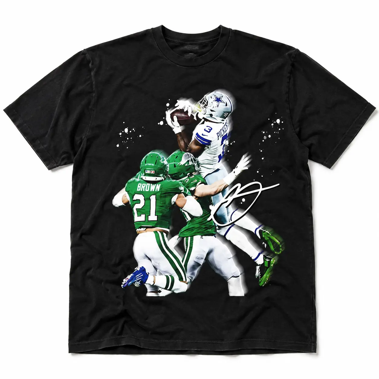 GEORGE PICKENS 1.2 Football Adults and Youth T-shirt, teen boys clothing, Dallas Football merch, men's stuff, game day shirt, mens clothing, youth clothing, gift for him & her, streetwear, graphic tees for boys