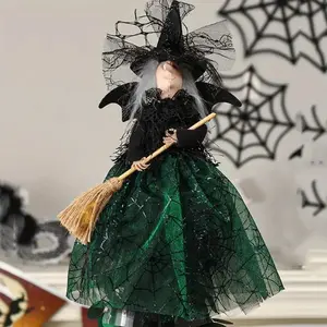 Halloween Witch Doll Decoration, Perfect for Room Decor & Seasonal Fun, No Power Needed, Ideal for Spooky Atmosphere