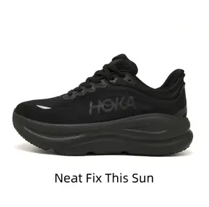 Solid Black Matte Mesh Performance Sneakers Stacked Soft Cushion Sole Padded Ankle Collar All-Match Daily Walking Marathon Footwear