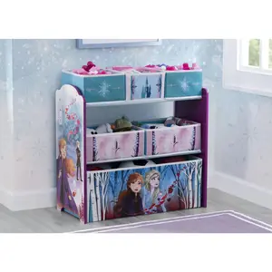 Frozen II Design and Store 6 Bin Toy Organizer