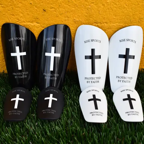 Cross Shin Pads for Christian Athletes