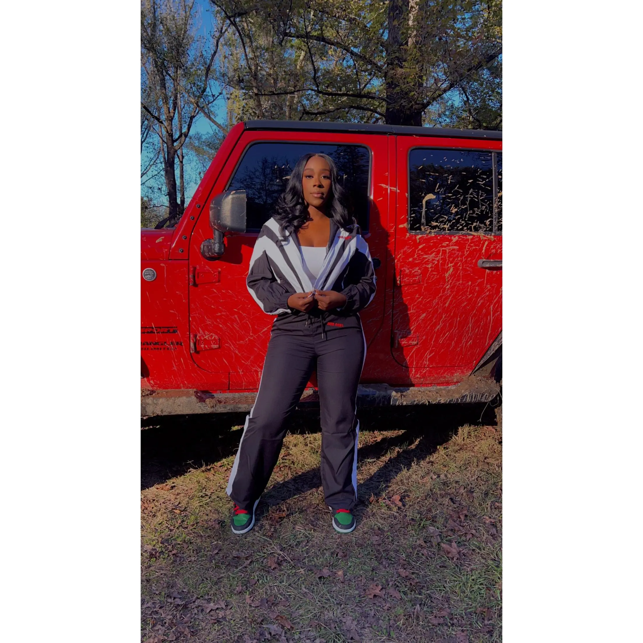 Mud Baby Crop Top Track Suit