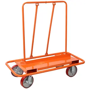 Heavy Duty Drywall Sheet Cart & Panel Dolly 3300lbs load capacity, panel service cart , 8" Polyurethane Wheel on Steel Hub