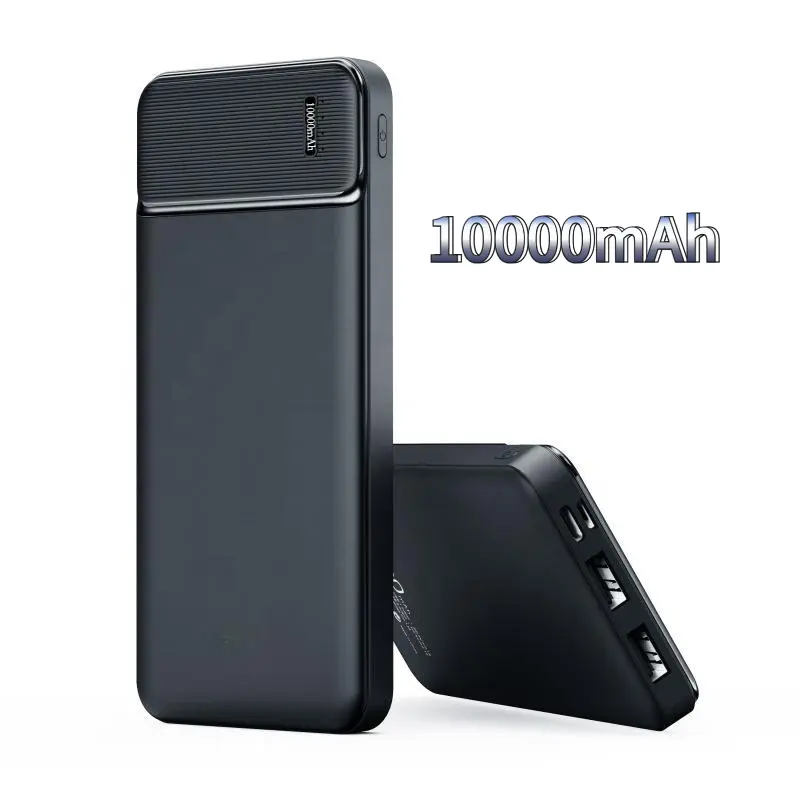 10000mAh Compact Rechargeable Battery Power Bank - USB-C In/Out Portable Charger, Travel Battery Pack for Smartphones, AirPods, Heated Vest Devices