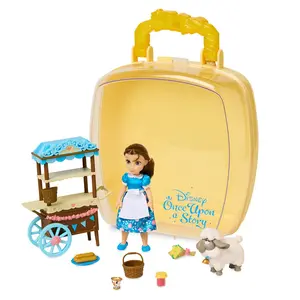 Disney Store Belle Disney Once Upon a Story Mini Doll Playset – Beauty and the Beast – 5''