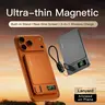 CCC 10000mAh Slim Original Power Bank For MagSafe,Magnetic Wireless 20W Fast Charging Portable Battery For iPhone 12-17/18 iWatch Wireless Rechargeable Battery