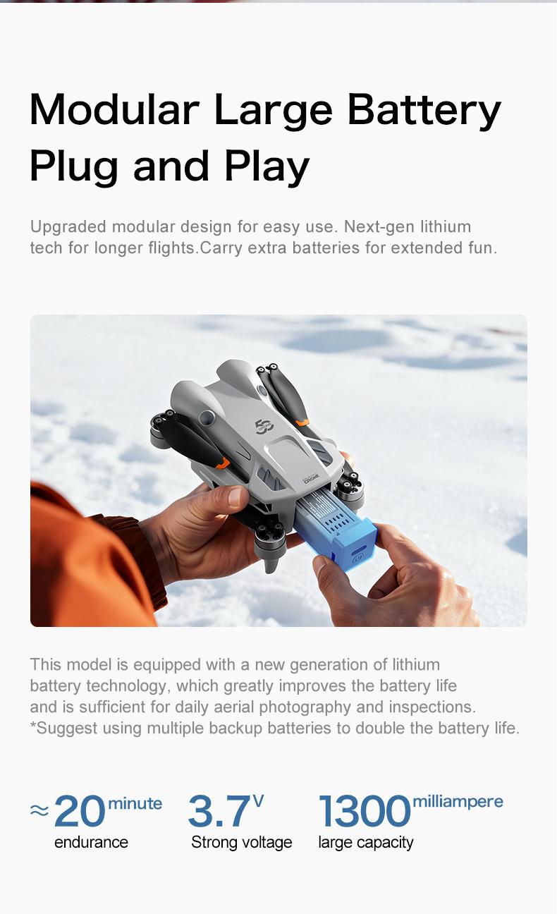 Drone MAX Upgraded 8K Dual-Camera Drone with Obstacle Avoidance, Brushless Motor, Dual Batteries, 5.6" HD Screen Remote, Foldable Design, Night Flight Ready for Adults & Beginners