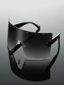 Unisex Simple Style Plain Color Sunglasses, Trendy Casual Sunglasses for Everyday Use, Fashion Accessories for Outdoor Activities, Sunglasses for Driving