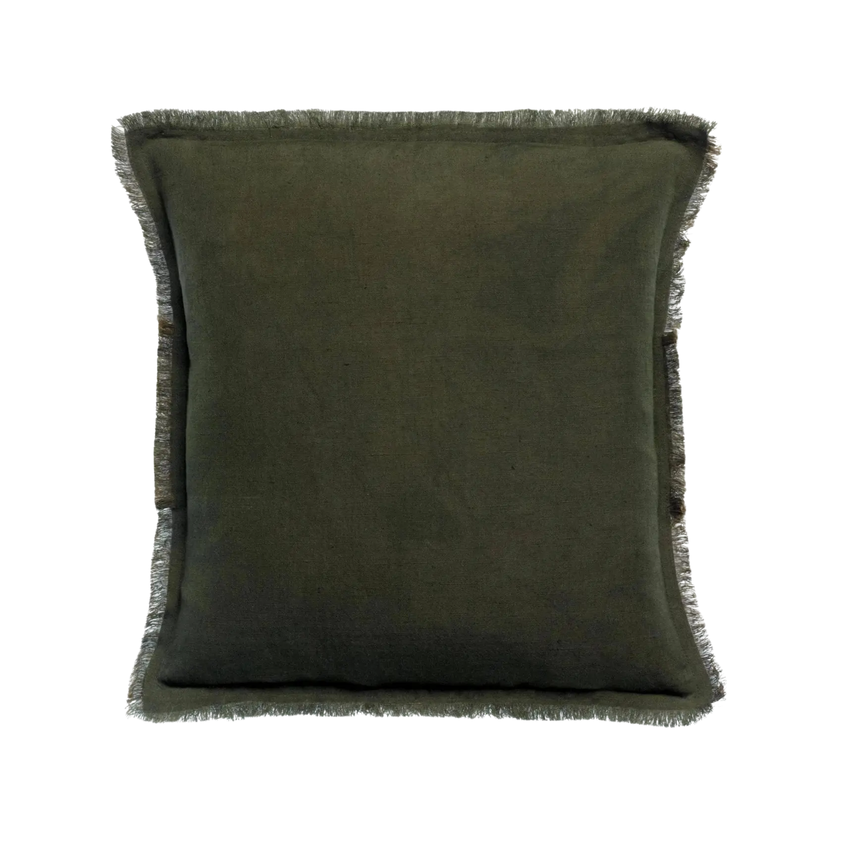 Vivienne Olive Linen Pillow