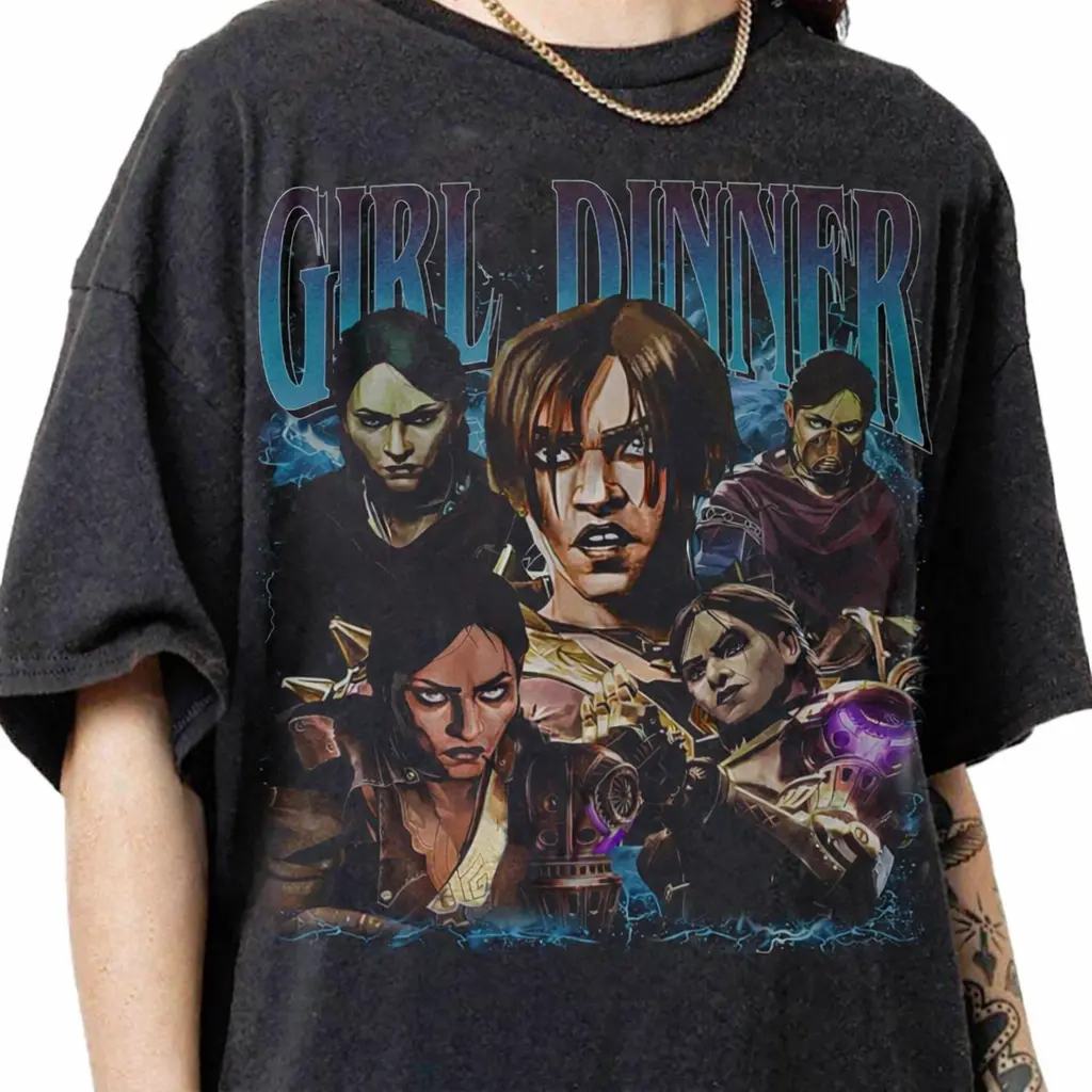 Vintage 90s Graphic Style Sevika Arcane T-shirt Gift For Fan