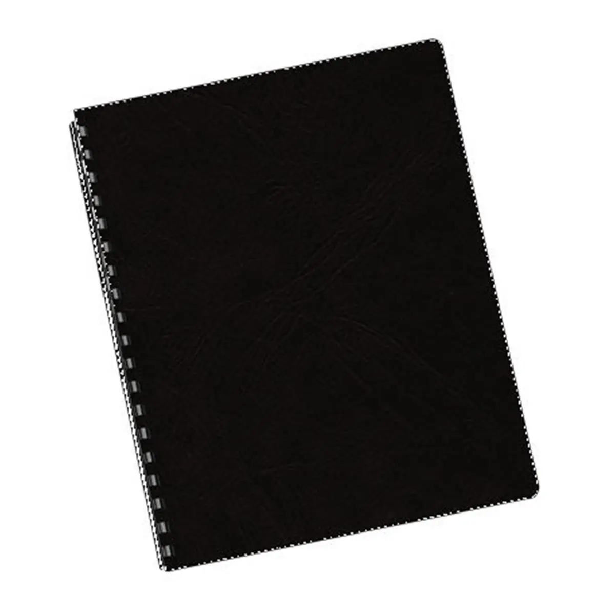 Fellowes FEL52138 Top Loader Binding Covers, 200-Pack Oversized Black Unpunched Classic Grain Texture Rounded Corners Paper Binder Accessories for Office Stationery & Supplies