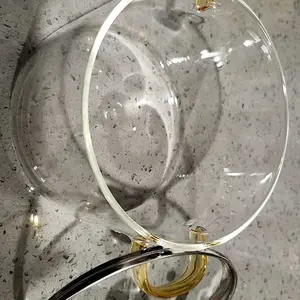 Clear Cooking Pots 1.5L(50oz) High Borosilicate Cooking Pot, Glass Cooking Pots for Stove Top Glass Saucepan, Glass Pot With Lid