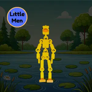 3D Printed Articulated Duck Fidget Toy | Flexible Stress Relief Sensory Toy for Kids & Adults | ADHD Anxiety Desk Toy | Fun Collectible Toy