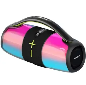40W Wireless Bluetooth Speaker RGB Lights Hopestar Series, Black, Portable for Home Parties Gathering and Outdoor,