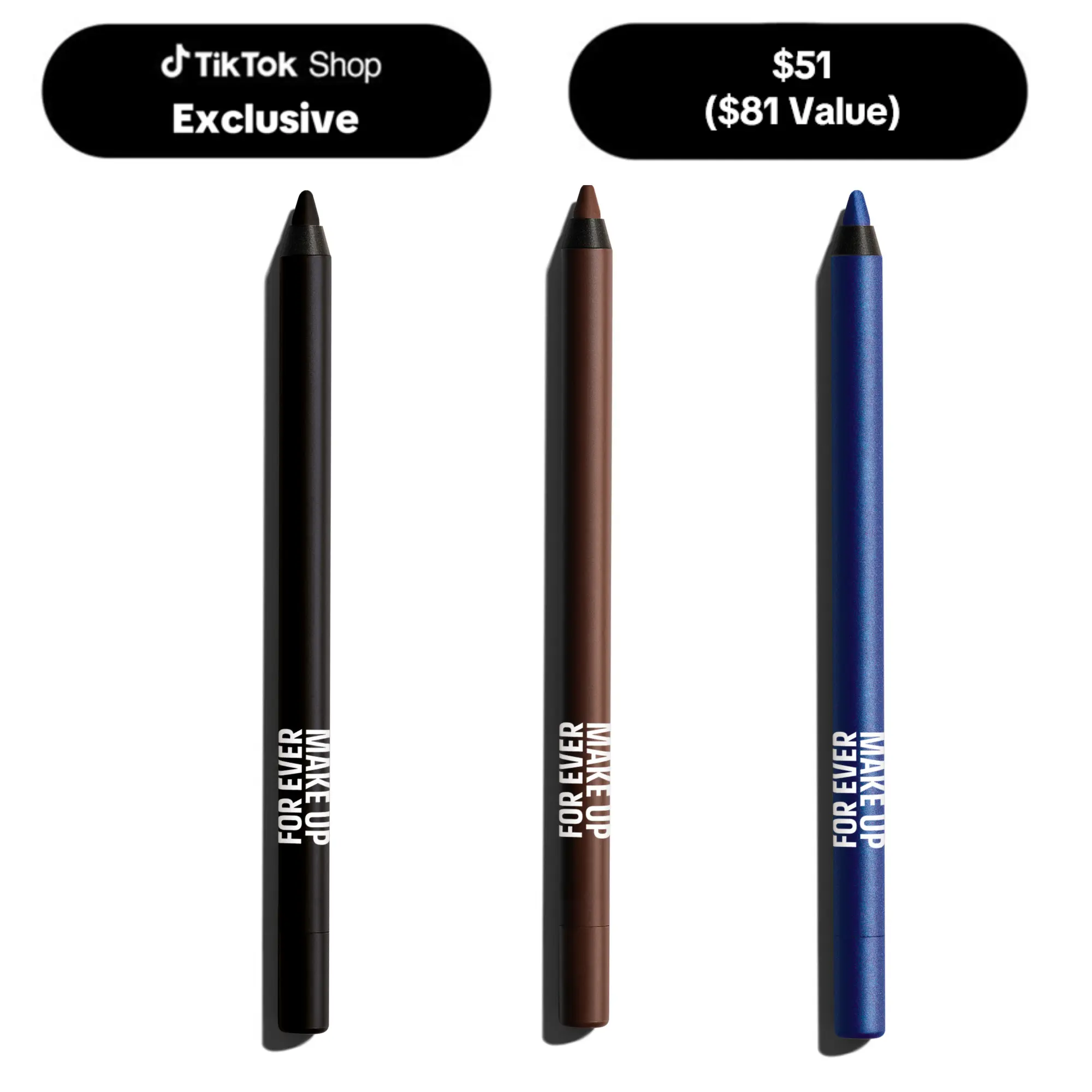 MAKE UP FOR EVER Aqua Resist Color Pencil Discovery Trio MAKE UP FOR EVER Aqua Resist Color Pencil Discovery Trio
