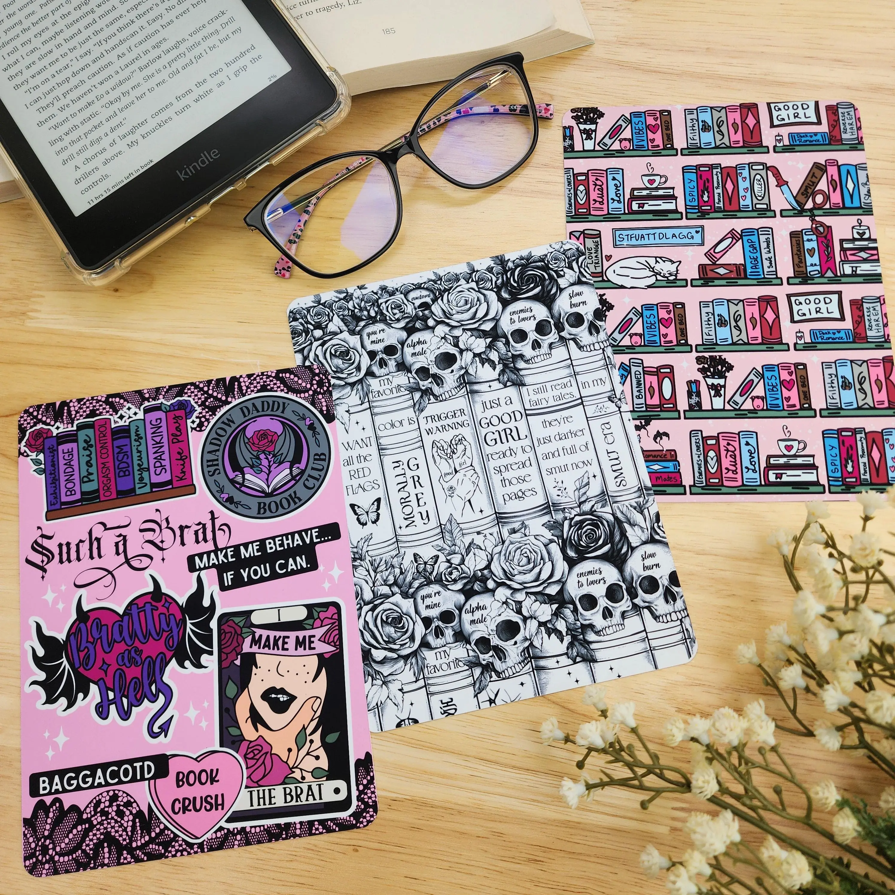 3 Pack of Kindle Inserts - Naughty Brat