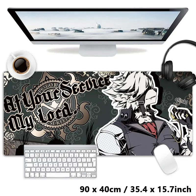 Zenless Zone Zero Von Lycaon Mouse Pad, ZZZ Gaming Mousepad, Anime Desk Mat, XXL, 900x400, Large Keyboard Pad, ZZZERO