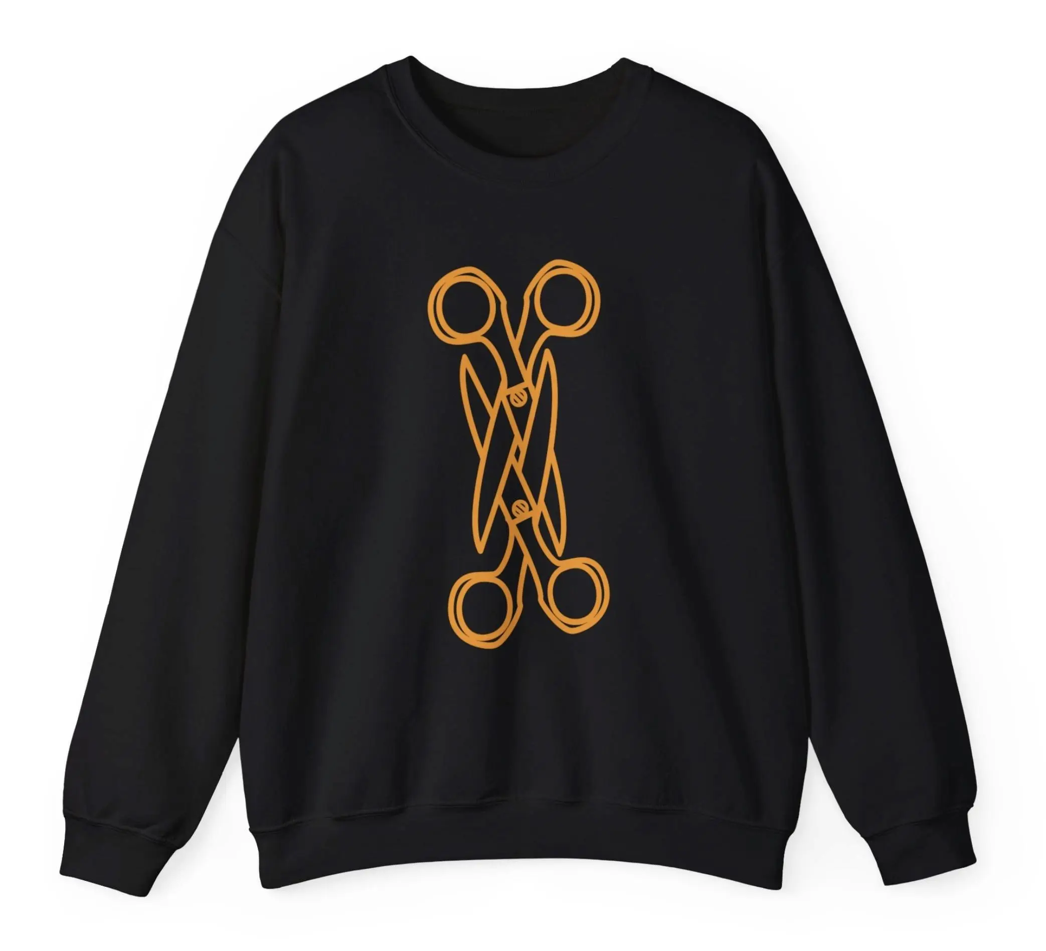 Unisex Heavy Cotton Tee - Scissors, Scissoring, Lesbian Shirt, WLW, Sapphic Cotton Crewneck Sweater Womenswear Tops Women Lady