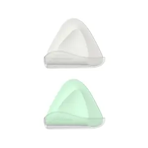 Portable Triangular Eyebrow Razor Set, Stainless Steel Mini Shaving Knife, Beginner-Friendly Beauty Tool, 2-Piece Pack