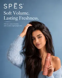 Spēs 36H Long-Lasting Dry Shampoo Spray for Fluffy Roots | No-Wash Instant Hair Volumizer & Oil Control Mist | 8-Free Clean Skincare for Scalp, 6.08 oz