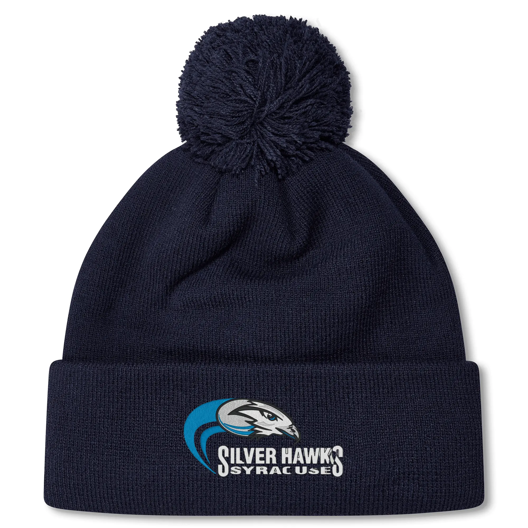 Syracuse Silver Hawks Pom Pom Beanie by Canterbury