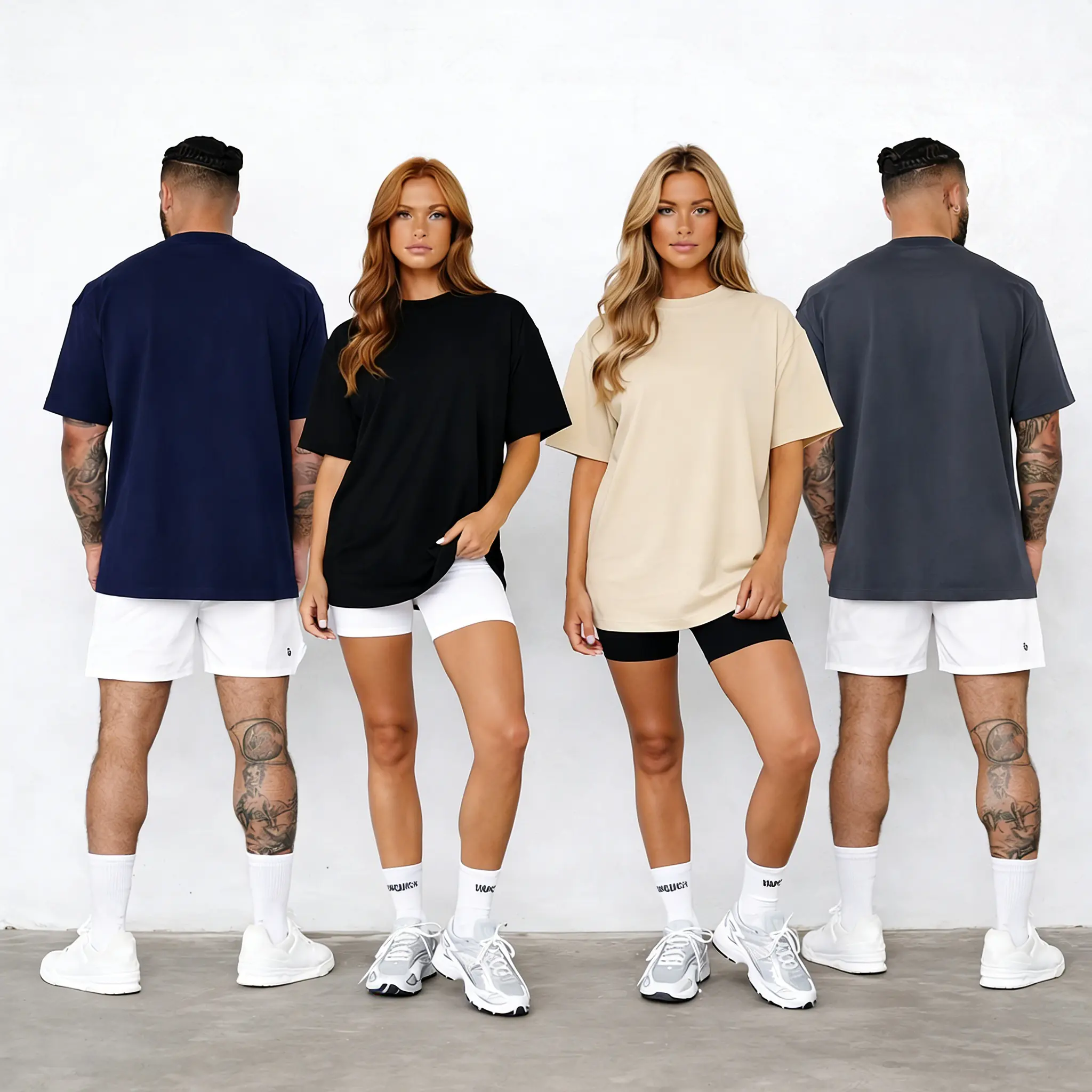 5-pack unisex short-sleeve T-shirts, American basic style, heavyweight high GSM, oversized casual athletic design; versatile tops available in multiple colors; a multi-piece set—versatile and suitable for various occasions, ideal for summer wear and a war 5-pack unisex short-sleeve T-shirts, American basic style, heavyweight high GSM, oversized casual athletic design; versatile tops available in multiple colors; a multi-piece set—versatile and suitable for various occasions, ideal for summer wear and a war