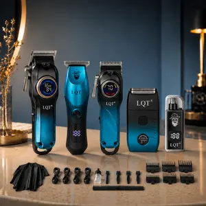 LQT Professional Barber Hair Clippers Set For Barbershop & Household Use