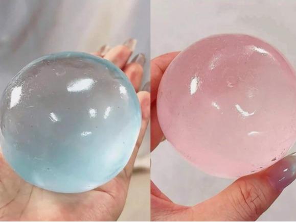 1Pc Moldable Slow Rebound Blue Squeeze Ball, 6cm Round Malt Stress Relief Toy, Ideal for Holiday, Birthday, Easter, Halloween, Christmas, Party Favors & Mother's Day Gift