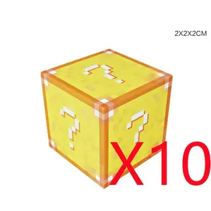 10PCS 2x2x2cm Magnetic Block Building Block Mine World Construction Square Bricks Family Game Stem Sensory Cube Kid Gifts Toys