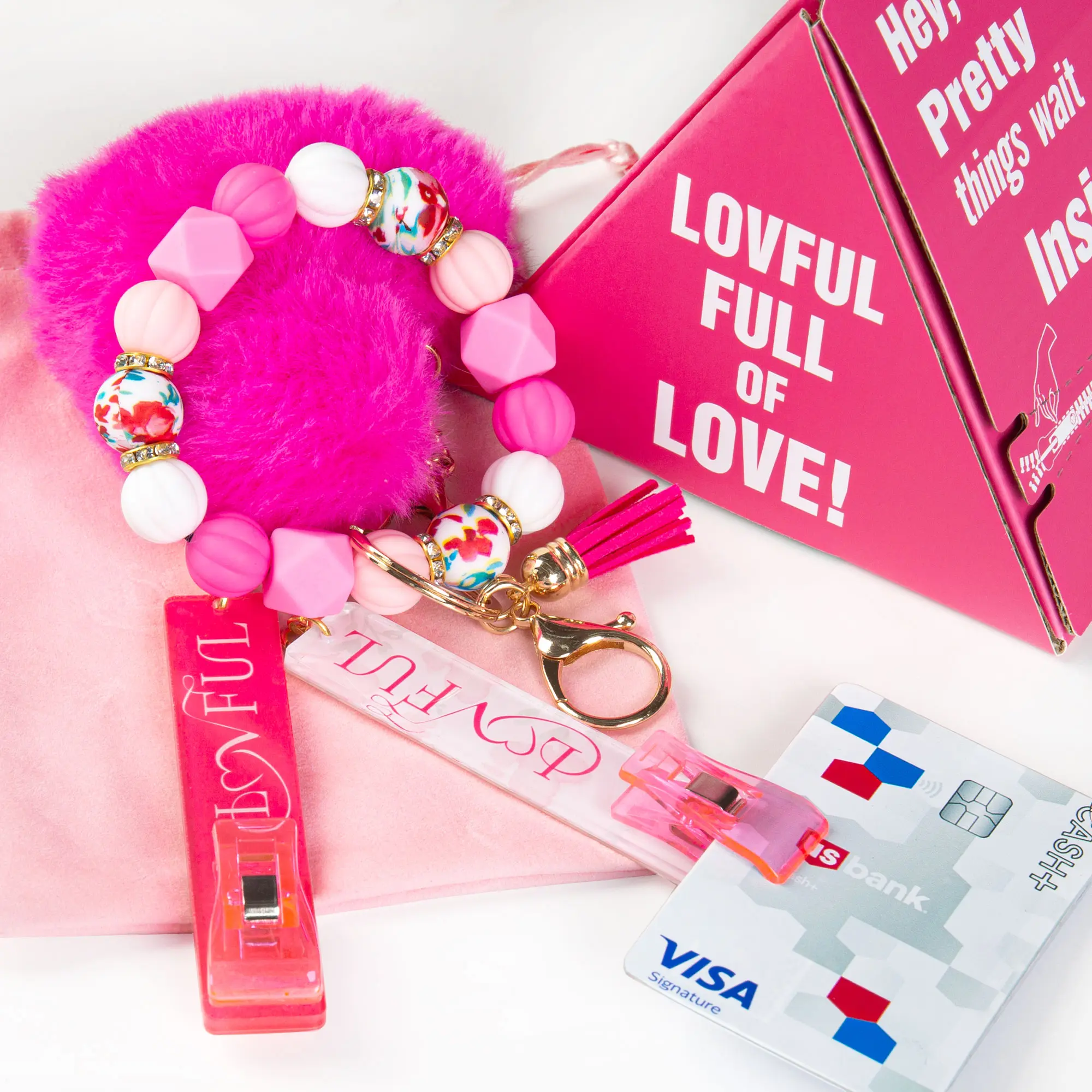 Lovful | Card Grabber Keychain for Long Nails - Manicure Savior Tool, Easy ATM & Phone Use, Nail-Friendly Essential Press ons, Gel Extensions, Perfect Gift (2 Pack) #DealsForYouDays