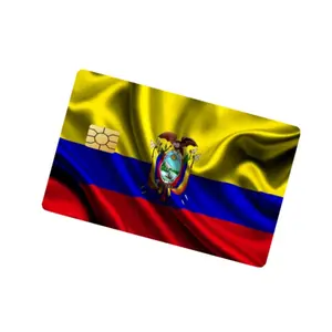 Ecuador Credit Card Skin Sticker - Small Chip, Original Design, Lightweight and Flexible, Suitable for Various Applications