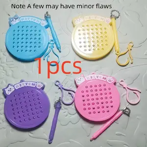 Cute Cartoon Stress Relief Keychain, Keychain For Bags, Mini Car Key Chain Doll Machine Gift, Adorable Magnet Board Key Ring Pendant, Keychain Kawaii