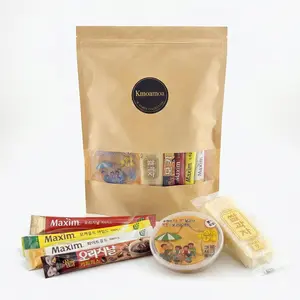 Korean Instant Coffee MIx Variety 30 Sticks With 3 Handmade Dalgona candies, 6 Rice snacks! 5 Different Flavors (6 Pack of Each / Maxim Original, Mocha Gold Mild, White Gold, Rosebud Mocha, Original Coffee Mix) Beverage
