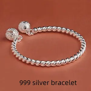 S999 Sterling Silver Bracelet Silver Bracelet Silver