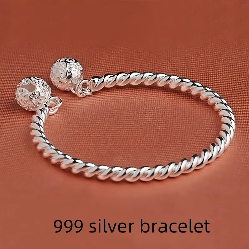 S999 Sterling Silver Bracelet Silver Bracelet Silver