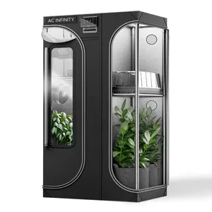 CLOUDLAB 632D, 2-in-1 Advance Grow Tent 3x2, Thickest Poles and Canvas 36" x 24" x 72"