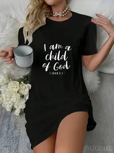 I Am A Child Of God - Christian Casual Dress for Women and Casual Dress