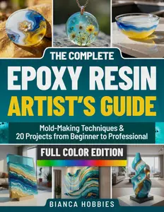 Epoxy Resin Artist's Complete Guide: Mold-Making Techniques, Molding Instructions, and 20 Projects for Beginner Crafters