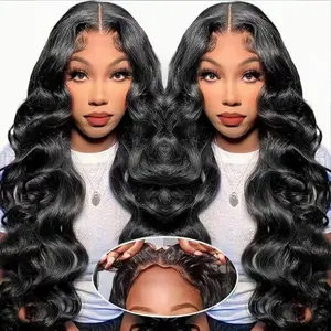 Karlami 5x5 HD Lace Closure Wigs Human Hair for Women 180% Density Wear and Go Glueless Wigs Human Hair Pre Plucked Pre Cut for Beginners glueless wig